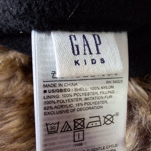 Gap Trapper Hat Cap size S/M‎ Kids Winter Wool Faux Fur Outdoor Ski Lined - Picture 3 of 9
